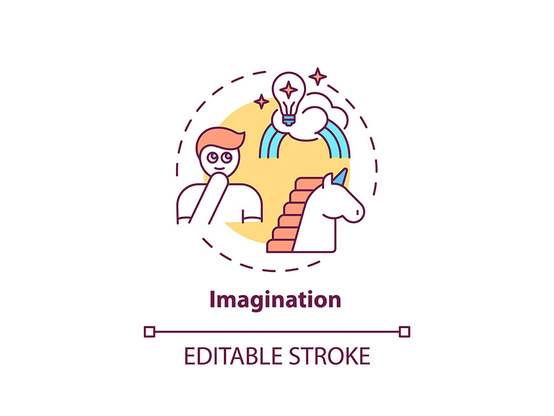 Imagination concept icon