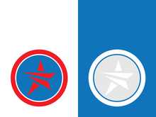 Star icon template vector illustration design