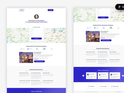 Real Estate Agent Landing Page Template