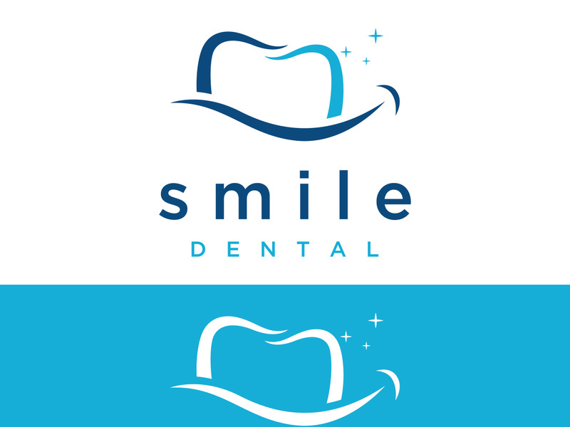 Dental abstract logo. Dental Health, dental care and dental clinic. Logo for health, dentist and clinic.