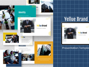 Yellue Brand Keynote Template preview picture