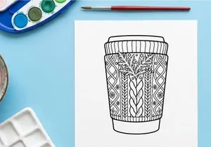 Elegant diamond-pattern glass tumbler isolated for festive holiday drinkware design