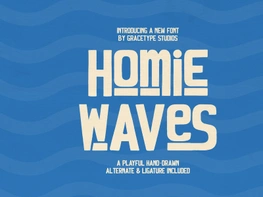 Homie Waves | Playful Hand Drawn preview picture