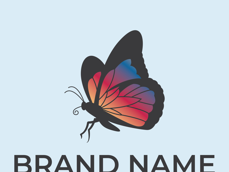 Butterfly logo design