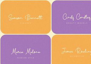 Delectable - Handwritten Font