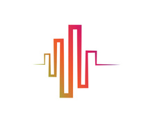 Sound waves vector illustration