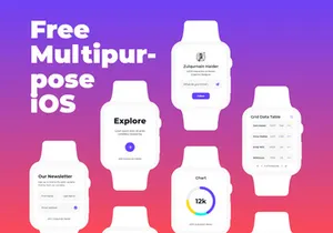 Freebie Apple Watch iOS Collaction