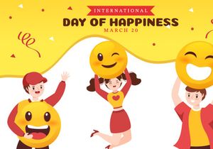 15 World Happiness Day Illustration