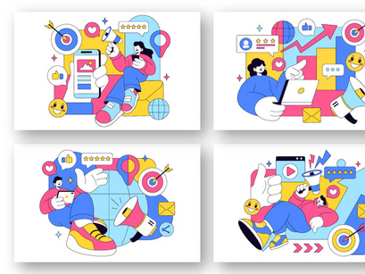 10 Public Relations Positive Illustration