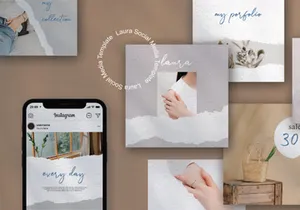 Free Laura Social Media Template