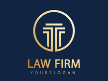 Law firm logo design template