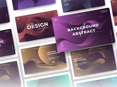 Minimalist Abstract Liquid Background