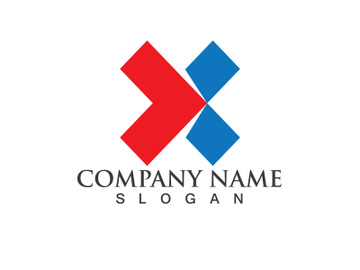 X Logo Template vector icon preview picture