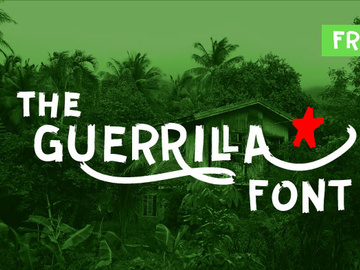 Guerrilla Free Font preview picture