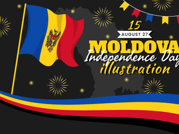 15 Moldova Independence Day Illustration preview picture