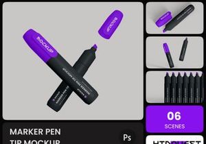 Marker Pen Tip Mockup