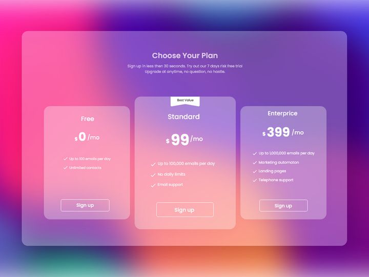 Pricing Plan