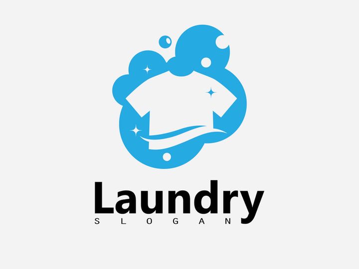 Laundry Washing Machine Logo