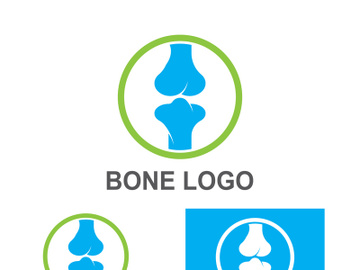 Bone logo design.logo for nursing, medical, orthopedic. preview picture