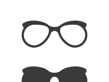 Glasses symbol vector icon preview picture