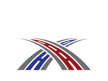 road logo and symbol template vector preview picture