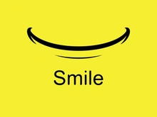 Smile emote Vector Template Design