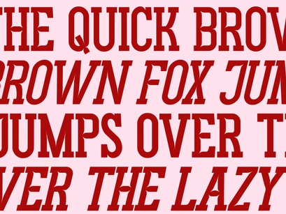 Gluttoner Slab Vintage & Bold Slab Serif