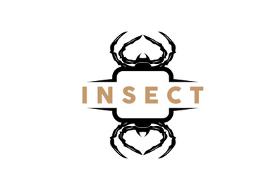 Spider Logo, Insect Animal Vector, Premium Vintage Design preview picture