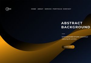 3D Background Modern Wave