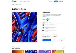 Rapy - NFT Marketplace Figma Template