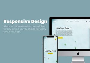 Healthy Food Website Template