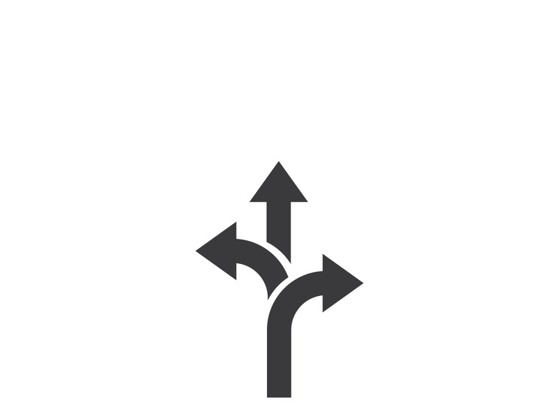 Way vector icon illustration design template