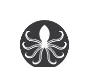 Octopus logo vector design and illustration template