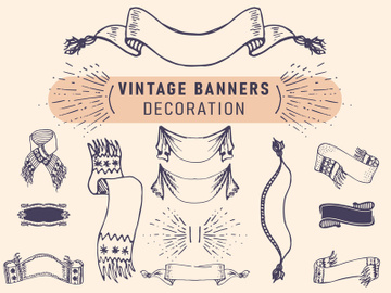 Vintage Banners Decoration preview picture