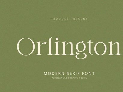 Orlington - Serif Font