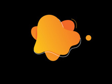 modern fluid liquid flat design