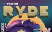 Ryde - sans serif color font