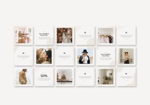 Instagram Puzzle Template