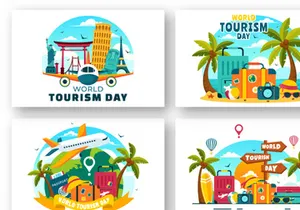 12 World Tourism Day Illustration