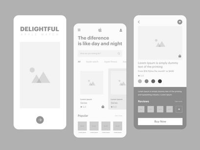 iWatch App Design