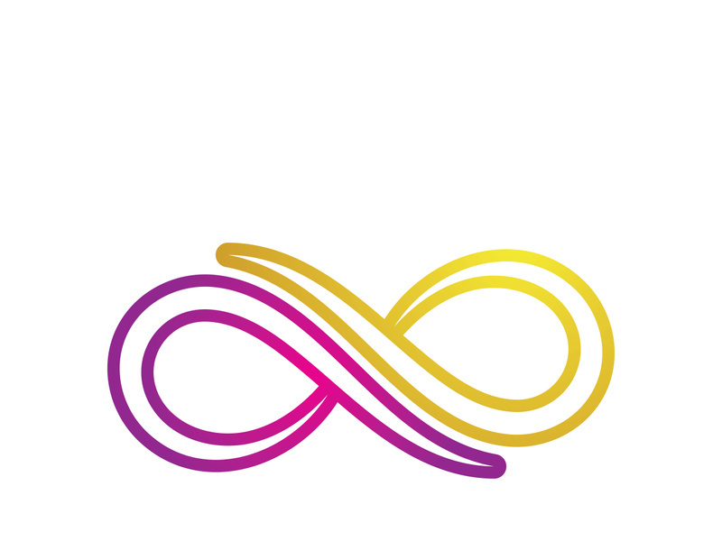 Infinity logo and symbol Design Vector