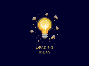 Loading Ideas Lamp Bulb Vector Illustration preview picture