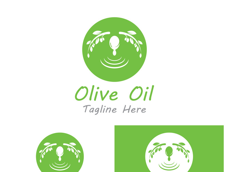 Olive fruit logo design.