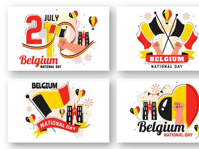 10 Belgium Independence Day Illustration