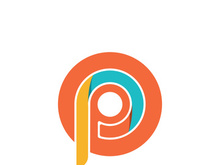 p logo and symbol vector template