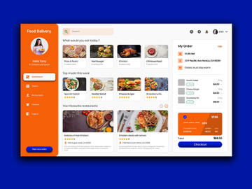 Food Delivery Dashboard preview picture
