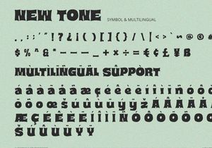 New Tone - Display Font
