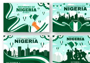 13 Nigeria Independence Day Illustration