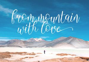 Aisbum Slashey - Modern Script Font