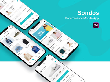 Sondos  E-commerce Mobile App UI Kit preview picture